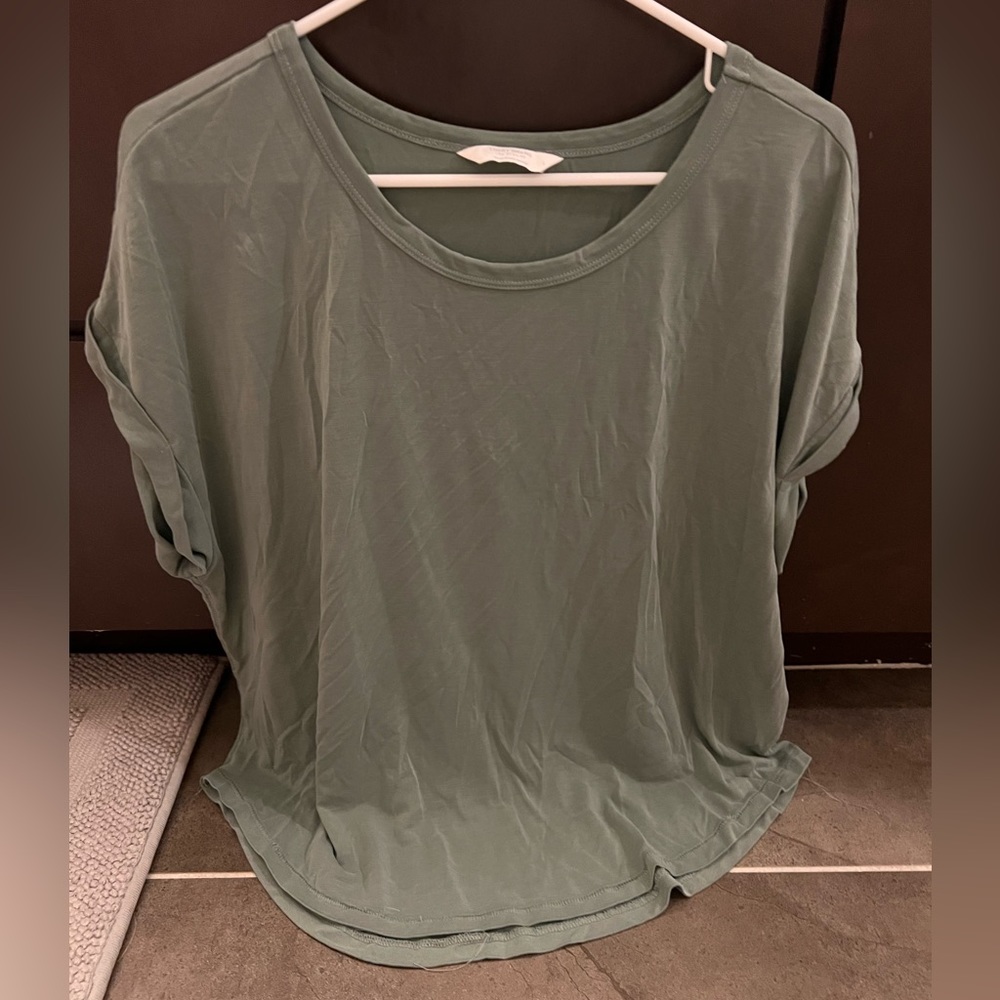 Green relaxed fit shirt from lucky brand